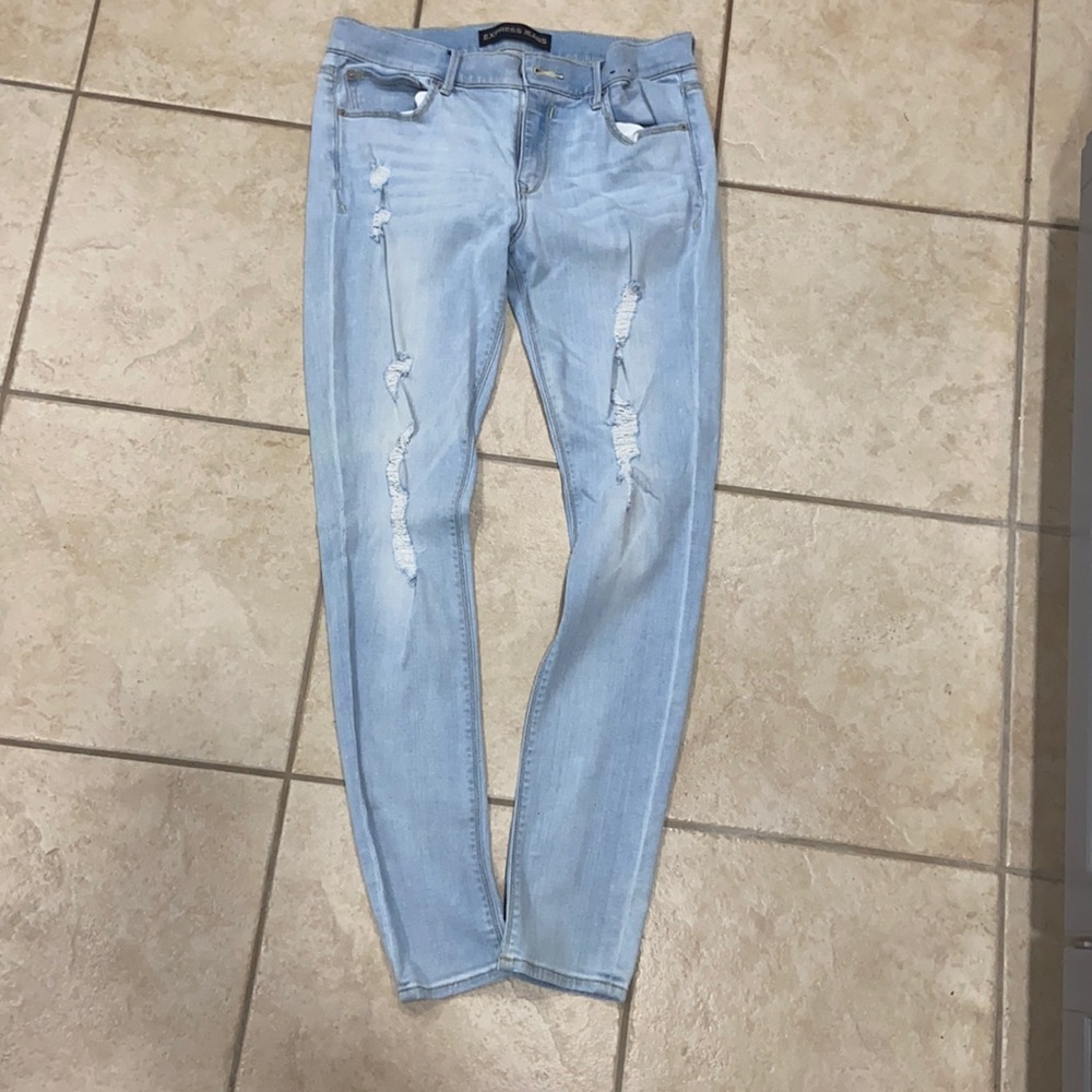 Express mid rise legging jeans